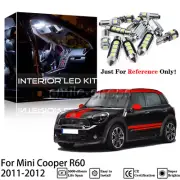 HID White 14Pcs Interior LED Light Kit For 2011-2012 Mini Cooper R60 + Free Tool (for: Mini)