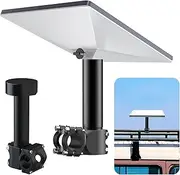 daboot Starlink Mini Mount - Starlink Mini Rv Ladder Mount Aluminum Alloy Mini Starlink RV Accessories Pole Clamp Mount with Pipe Range 0.87-1.1"(2.82-2.8CM) for Roof Racks, RVs, Boats, and Campers