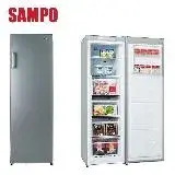 在飛比找遠傳friDay購物精選優惠-SAMPO 聲寶 216L直立式冷凍櫃 SRF-220F -