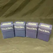 Ultra Pro Deck Boxes Navy x 4 Brand New Deck-Box Ultra-Pro -(8934)