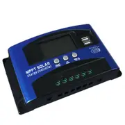 Ozoffer 50A Solar Panel Charge Controller 12V 24V Regulator Auto Dual USB Mppt