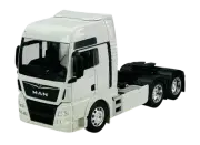 WELLY MAN TGX XXL 3 AXLE WHITE 1:32 DIE CAST METAL MODEL NEW IN BOX 22cm 32650