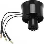 QF1611 6000KV 30mm EDF Ducted Fan, 6 Blades Motor for RC Airplane, Fully Injection Molding Aluminum Alloy, High Rigidity