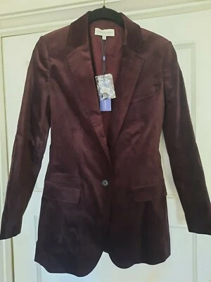 NWT REBECCA MINKOFF Merilee Jacket Potent Purple XS