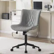 Office Chair, Armless Desk Chair with Wheels, Home Office Computer Task Chair...