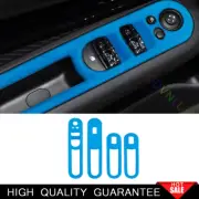 For Mini Cooper Clubman F54 16-22 Blue Suede Window Lift Panel Switch Cover Trim (for: Mini)