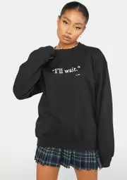 [Skim Milk] I'll Wait Graphic Crewneck