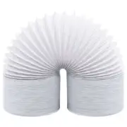 Hydroponic Exhaust Duct Spiral Design Workshop Garage Pipe Vent PVC Hose White