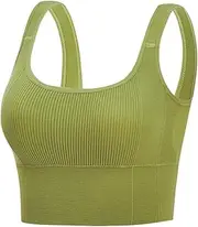 [Generic] Yoga Sleep Bra Vest for Women Sexy Sports Bra Tops for Top Fitness Yoga Female Pad Sportswear Vest Tank Tops Sport Push Up Bralette Top Padded Yoga Bra Pack
