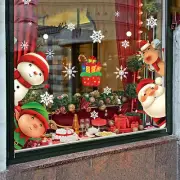 82PCS Christmas Snowflake Window Clings Stickers for Glass, Xmas Decals Decor