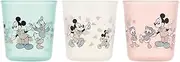 Skater BCUP1AG-A Children's Baby Cup, Practice Cup, Small, 2.4 fl oz (60 ml), 4 Months, Antibacterial, Set of 3, Disney Mickey & Friends Retro