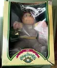 1985 Cabbage Patch Kids Doll Brown Hair Brown Eyes Girl Coleco NIB Damaged Box