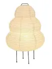 Dimmable Japanese Rice Paper Floor Lantern Lamp - Akari Noguchi style Lamp wi...
