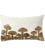 Jonathan Adler US Kit Botanist Mushroom Field Beaded Pillow