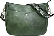 [CIVECHOL] Crossbody Bag for Women Bohemian Vintage Stylish Purse Vegan Leather Shoulder Bag with Adjustable Wide Strap