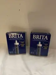 Set Of 2 BRITA Water Bottle Replacement Filters 6 FILTERS TOTAL NIB, All Sealed