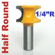1 pc 1/2" Shanks 1/4" Radius Half Round Bullnose Router Bit S