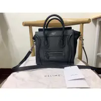 在飛比找蝦皮購物優惠-Celine micro luggage black 囧臉包