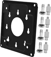 1 Set PC Mini Pc Monitor Mount Bracket Stylish Back Mounting Plate for Efficient Workspace Setup Space Saving Design for Home Office Use Sleek Finish