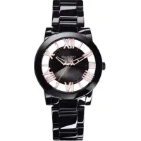 在飛比找Yahoo!奇摩拍賣優惠-【金台鐘錶】RELAX TIME 鏤空陶瓷腕錶-黑 (RT-