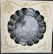 10 3/4" FEDERAL GLASS GEORGETOWN CLEAR DEVILED EGG PLATE/TRAY/SERVER/RELISH NEW