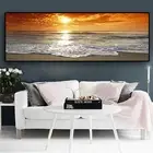 Office Study Print Paintings Poster Sea Unframed Canvas Drawing Modern