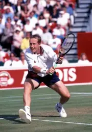 Jonas Bjorkman of Sweden at the Stella Artois Tennis Championships- Old Photo