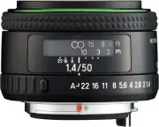 PENTAX Interchangeable Lens HD PENTAX-FA 50mm F1.4 K Mount 20790