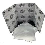 Splatter Guard with Stove Protector, Gas Stove Burner Liner Cover, Frying Pan Oi