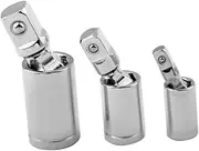 KALLORY 3pcs Joint Socket Adapter Drive Durable Swivel for Automotive and Industrial Equipment Maintenance