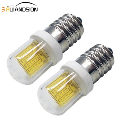 E14 White/ Warm White Screw Base COB LED Oven Bulb Refrigerator Lamp AC 200-240V