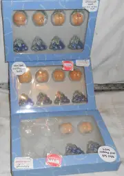 PFALTZGRAFF ORCHARD COLL ORANGES & GRAPES 2 1/2 SETS MINI SALT & PEPPER (10 prs)