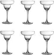 Magarita Glasses Set in 6- Clear Cocktail Glasses for Espresso Martini Champagne Cocktail Gin Wine Drinking for Serving Cocktails Gift Set for Valentines Wedding Anniversary 275ML