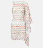 [Missoni] Missoni Zigzag lamé beach cover-up AU 14 multicoloured