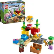 LEGO® Minecraft™ The Coral Reef 21164 Hands-on Minecraft Marine Toy;Toy Playset