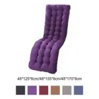 Thickened High Back Chair Mat Beach Seat Pads Sunlounger Cushion