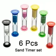 Sand Hourglass Timer Set 1/2/3/5/10Min - Free Postage