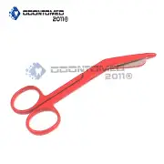 Lister Bandage Scissors 4.5" Red Color Surgical Instruments Stainless Steel