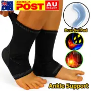 Ankle Brace Support Silicone Pad Compression Sleeve Plantar Fasciity Foot Pain