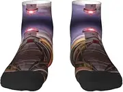 [JBYJBX] Lighthouse Print Adult Socks Womens Mens Workout Thermal Cozy All-Season Gift Holiday Articles Use