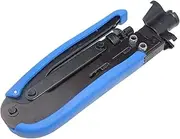 Wire Crimping Tool - Multipurpose Steel Cable Crimper,User Friendly TV Cable Crimper, Wear-Resistant Hand Tool for Inch & Metric F Connectors