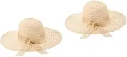 [BESPORTBLE] Hats Sun Visor Beach Hat Ladies Sun Hat Summer Hat Visor Women Sun Hat Visor Hat Practical Head-wear Woven Sun Hat Bucket Hat for Women Sun Hat for Girl