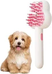 Cat Steamer Brush | Gentle Steam Brush For Cat Shedding,Multifunctional Hair Removal Tool Comb For Pet Grooming