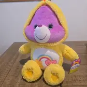 Care Bears Just Play Best Friend Jumbo Plush 15" 2019 Glitter Eyes Duck Hoodie