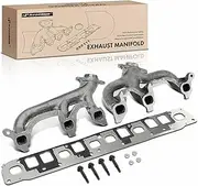 A-Premium Front and Rear Side Exhaust Manifold with Gasket Compatible with Jeep WJ Series Grand Cherokee 1999-2004, TJ Series Wrangler 2000-2006, XJ Series Cherokee 2000-2001, TJ Series TJ 2000-2006