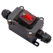 IP67 Waterproof Inline Cord Switch 12V DC 20A DPST 4Pin 2 Position on off Outdoo