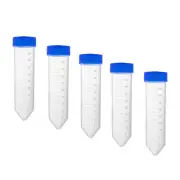 Pack of 10 Plastic Centrifuge Tube,for Molecular Biology (Blue, 45ml)