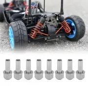 8Pcs RC Wheel Hub Extension Nut Stainless Steel Rust Proof for Redcat