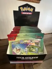 NEW Pokemon Prismatic Evolutions Tech Sticker Collection Leafeon SHIPS FREE ✅