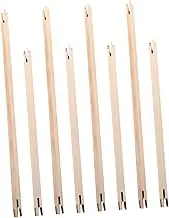 DECORNIJIA 8pcs Solid Wood Picture Frame Strips for DIY Canvas Art Durable Empty Frames for Home Decor and Oil Painting Display